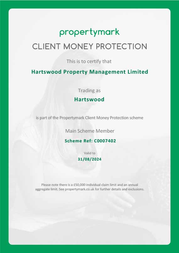 Client Money protection Certificate