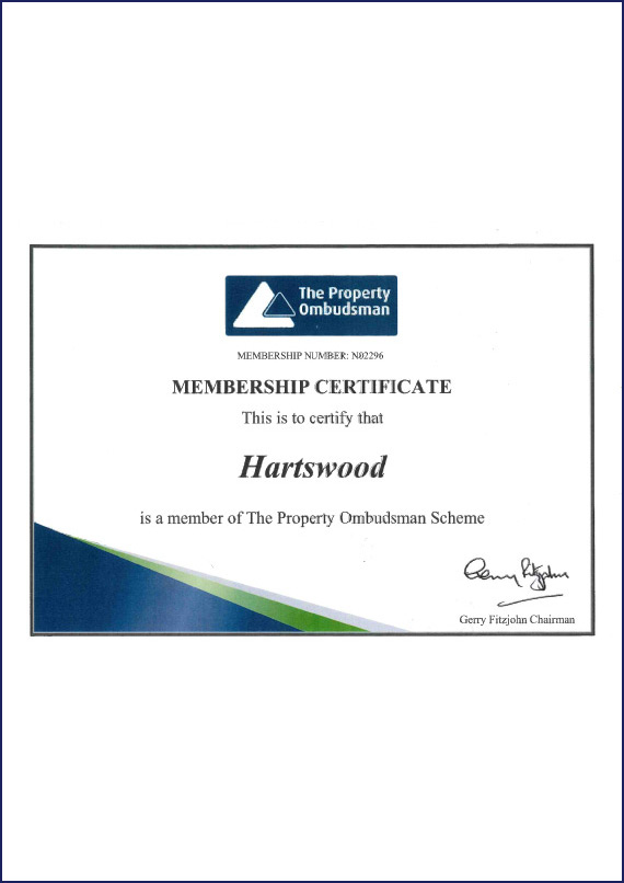 The Property Ombudsman Certificate
